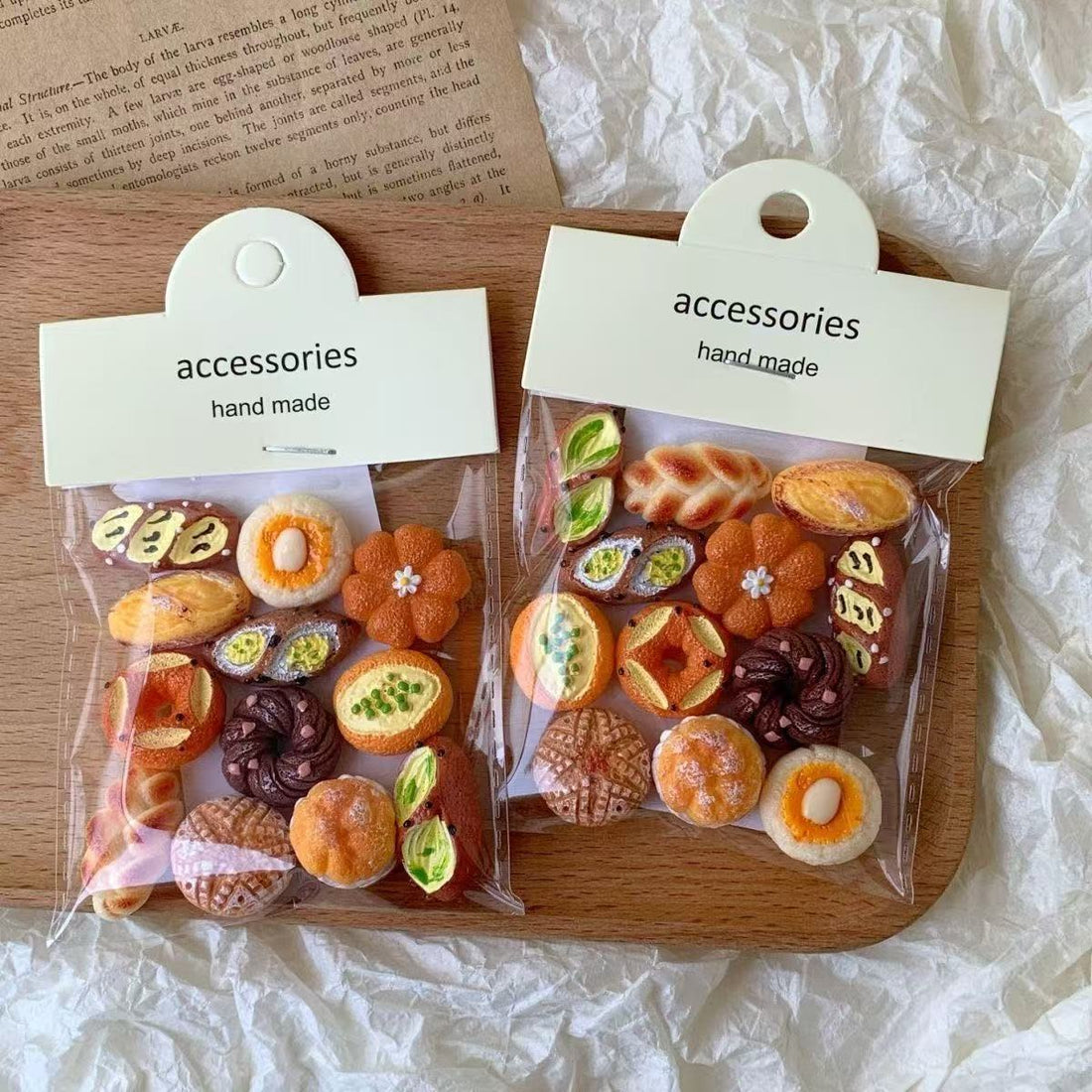 DumplingSquishys miniature French bakery resin charms for a tiny kawaii scene setup guide