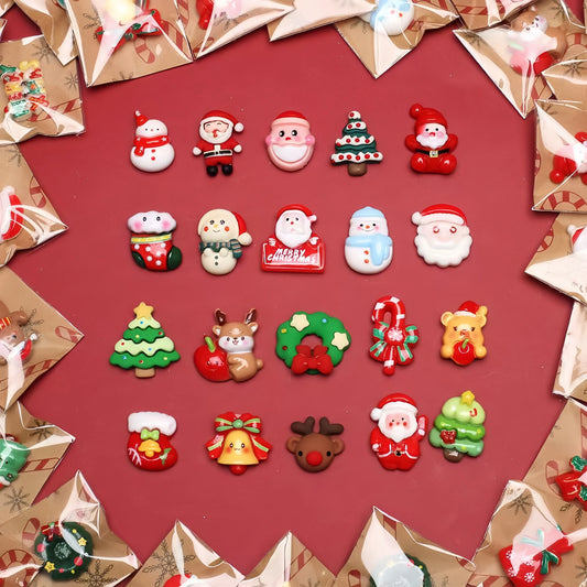 DumplingSquishys 3D Christmas Miniature Figures – DIY Crafts & Dollhouse Holiday Decor – main product view