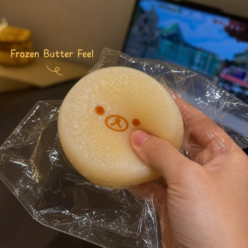 DumplingSquishys Bear Radish Squishy Toy - Frozen Butter Feel, Soft Stress Relief Toy – main product view