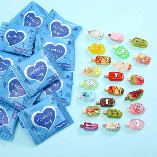 DumplingSquishys Kawaii Mini Ice Cream Popsicle Mystery Bags – Surprise Collectible Charms – main product view