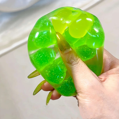DumplingSquishys Fruit Pop Squishy – Jelly Fruit Stress Relief Toy – Lemon Green Tea Hard Candy