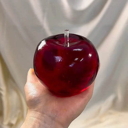 DumplingSquishys apple shape vaseline base handmade stress balls – alternate product view