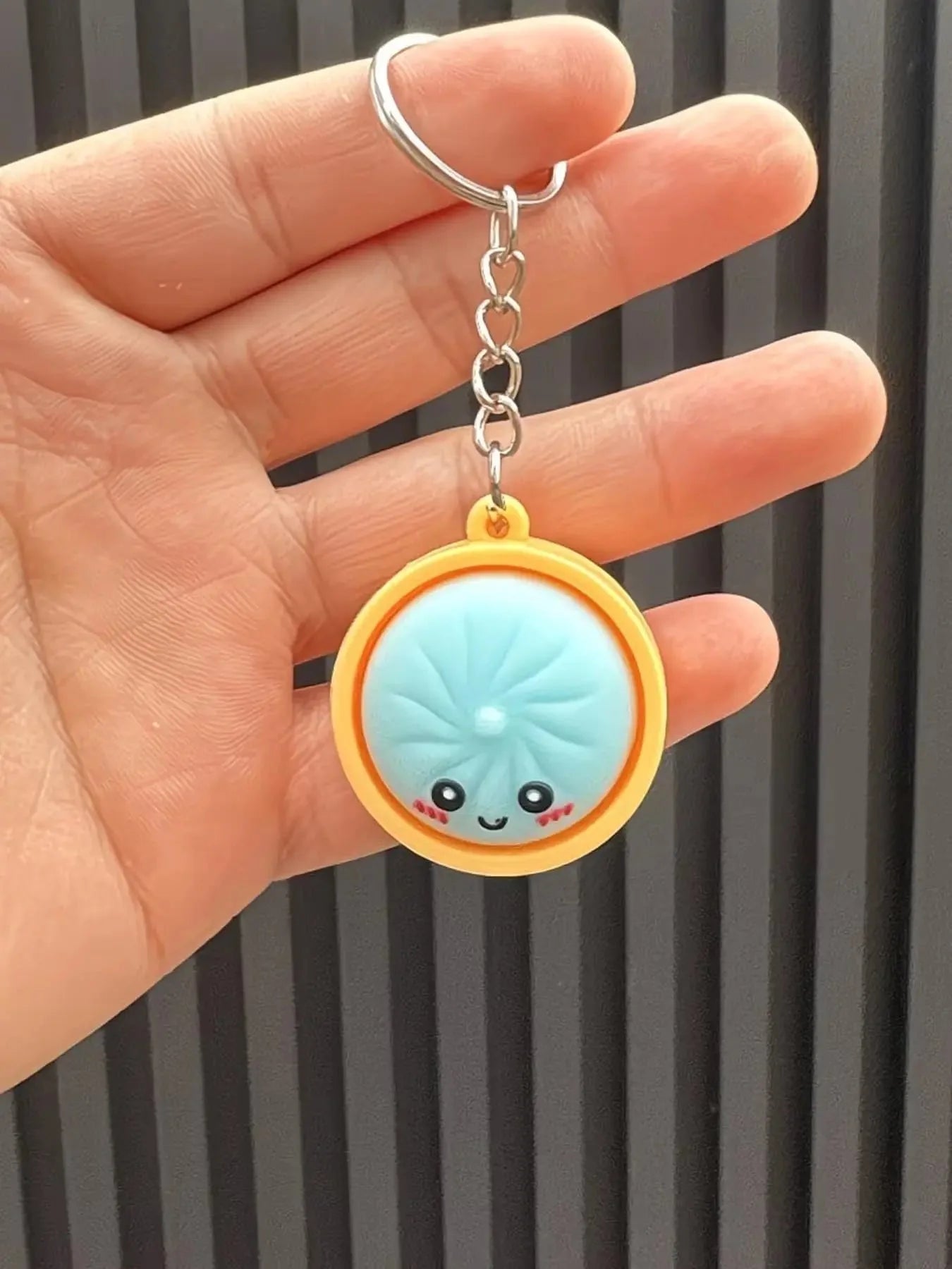 DumplingSquishys Mystery Bun Keychain – 1/6pcs Random Cute Squishy Toy – 6pcs 12pcs Cute Baozi Keychains Classroom – view 03