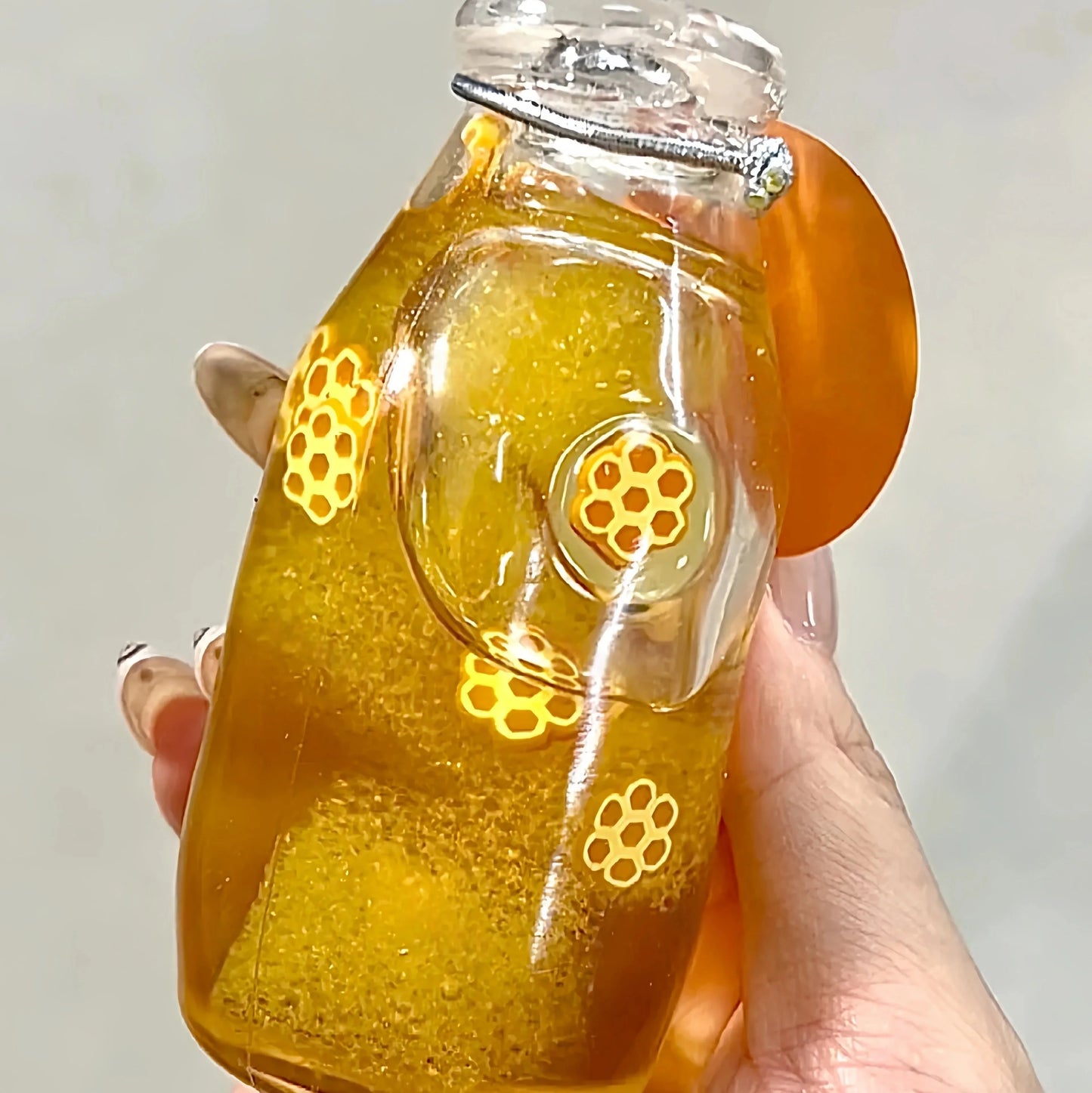 DumplingSquishys clear bottle squishy – Honey Bottle