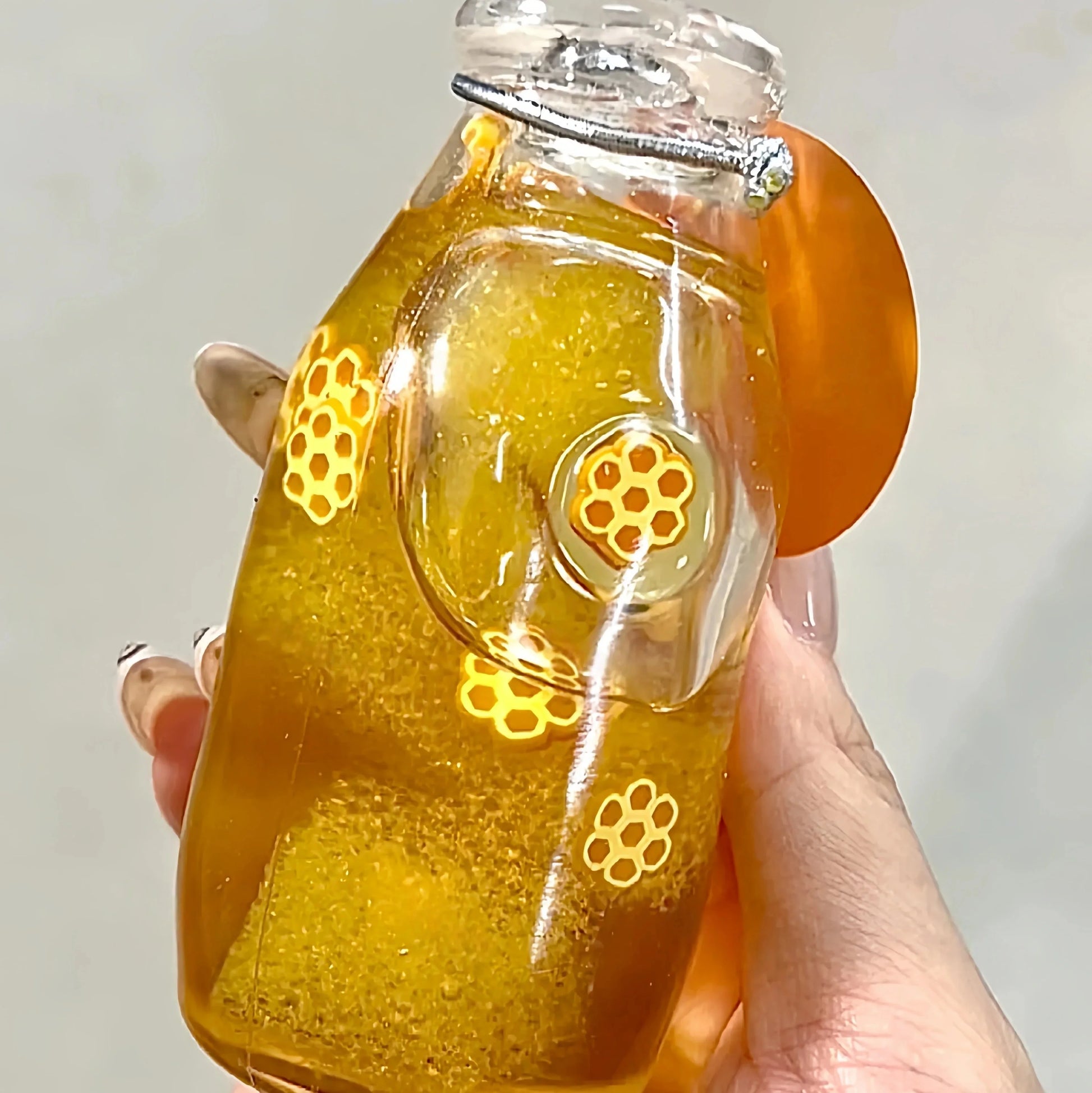 DumplingSquishys clear bottle squishy – Honey Bottle