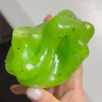 DumplingSquishys Kiwi Fruit Pop Squishy Stress Ball – close-up product detail