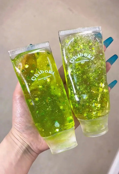 DumplingSquishys Bottle Pop Squishy – Sparkling Toothpaste Slime Stress Toy – close-up product detail