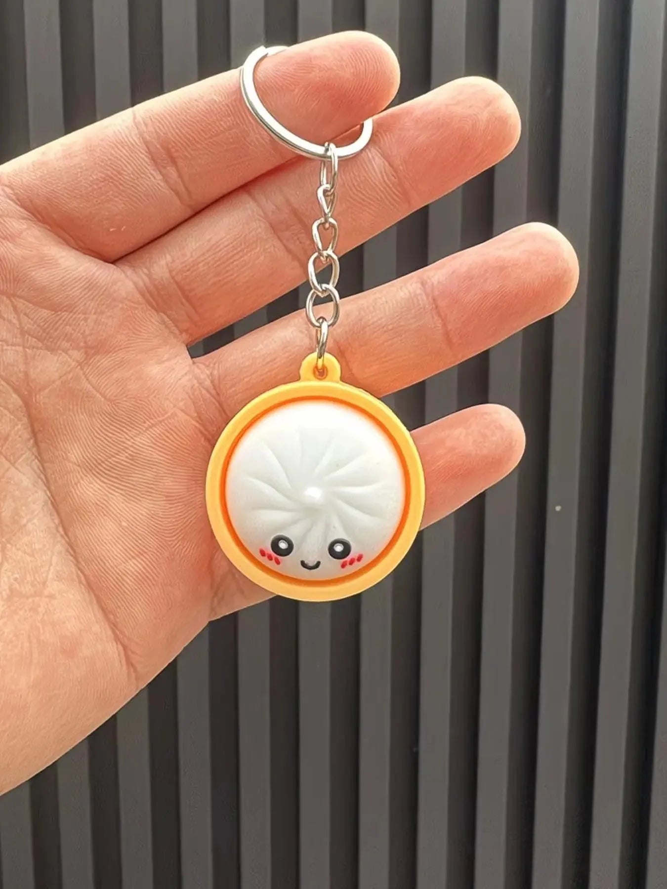 DumplingSquishys Mystery Bun Keychain – 1/6pcs Random Cute Squishy Toy – 6pcs 12pcs Cute Baozi Keychains Classroom – view 05