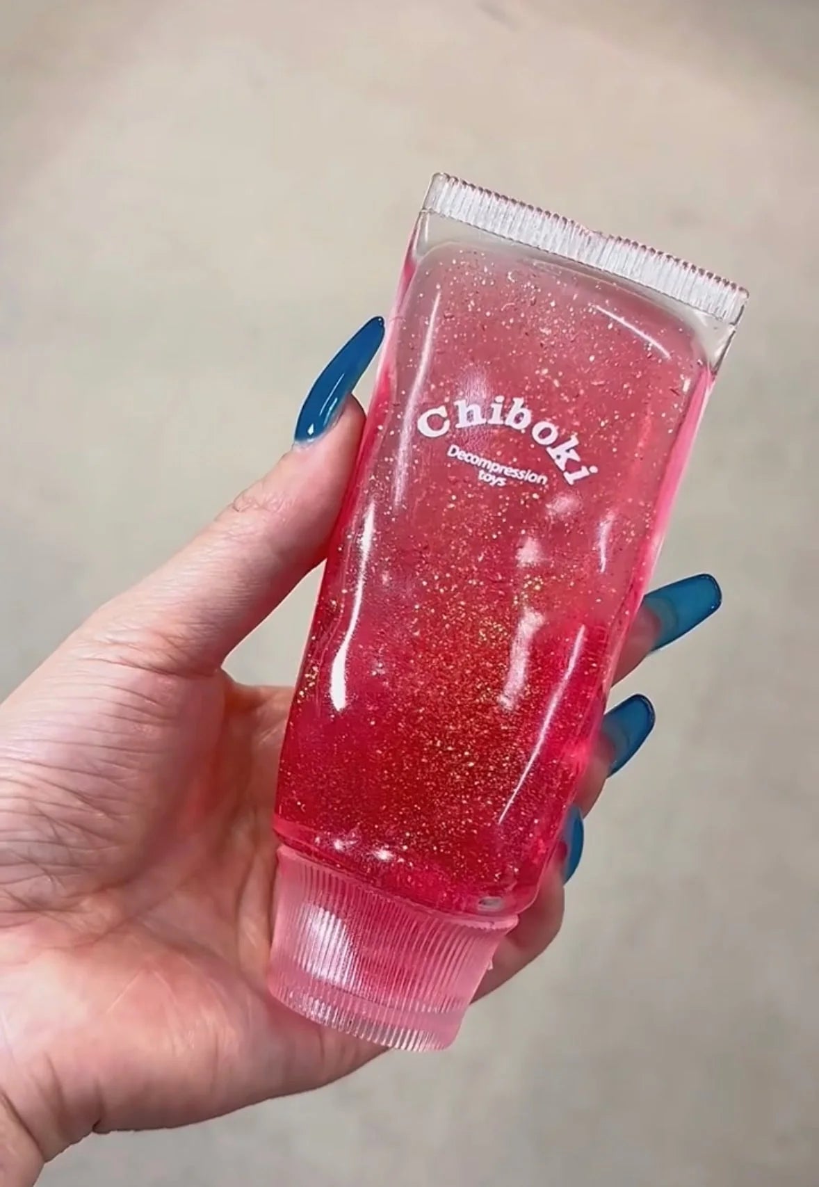 DumplingSquishys Bottle Pop Squishy – Sparkling Toothpaste Slime Stress Toy – additional product view