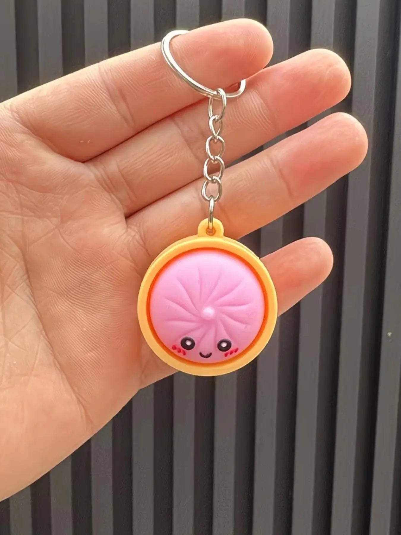 DumplingSquishys Mystery Bun Keychain – 1/6pcs Random Cute Squishy Toy – 6pcs 12pcs Cute Baozi Keychains Classroom – view 07