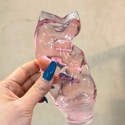 DumplingSquishys Bottle Pop Squishy – Sparkling Toothpaste Slime Stress Toy – alternate angle