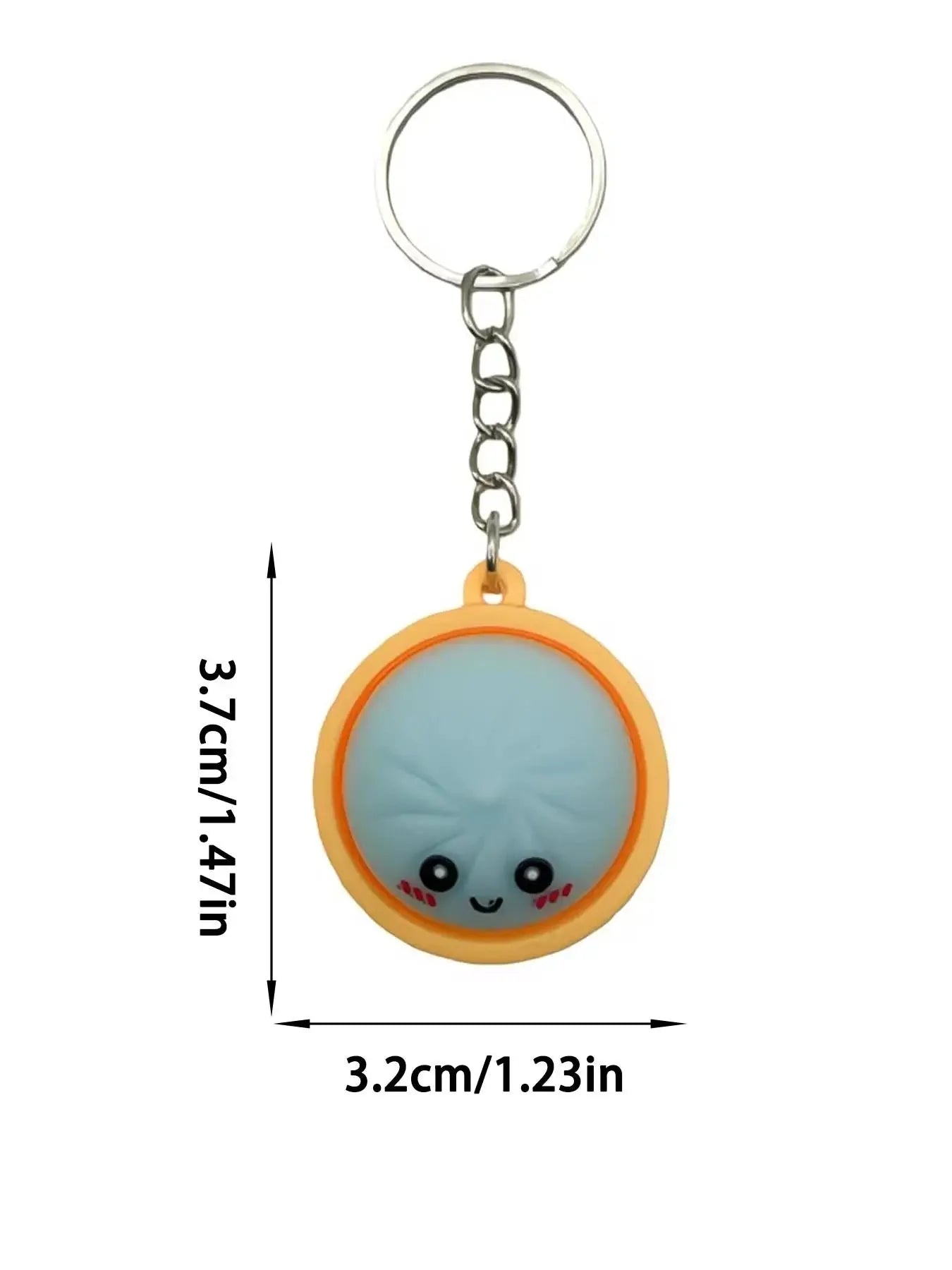 DumplingSquishys Mystery Bun Keychain – 1/6pcs Random Cute Squishy Toy – 6pcs 12pcs Cute Baozi Keychains Classroom – view 09