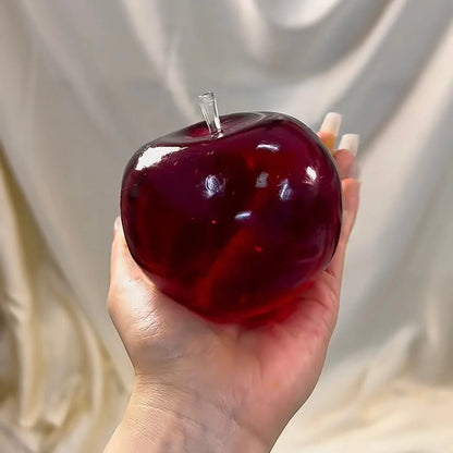 DumplingSquishys apple shape vaseline base handmade stress balls – product detail view 12