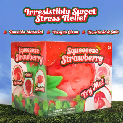 Squeeze Strawberry - Extra Large 5"