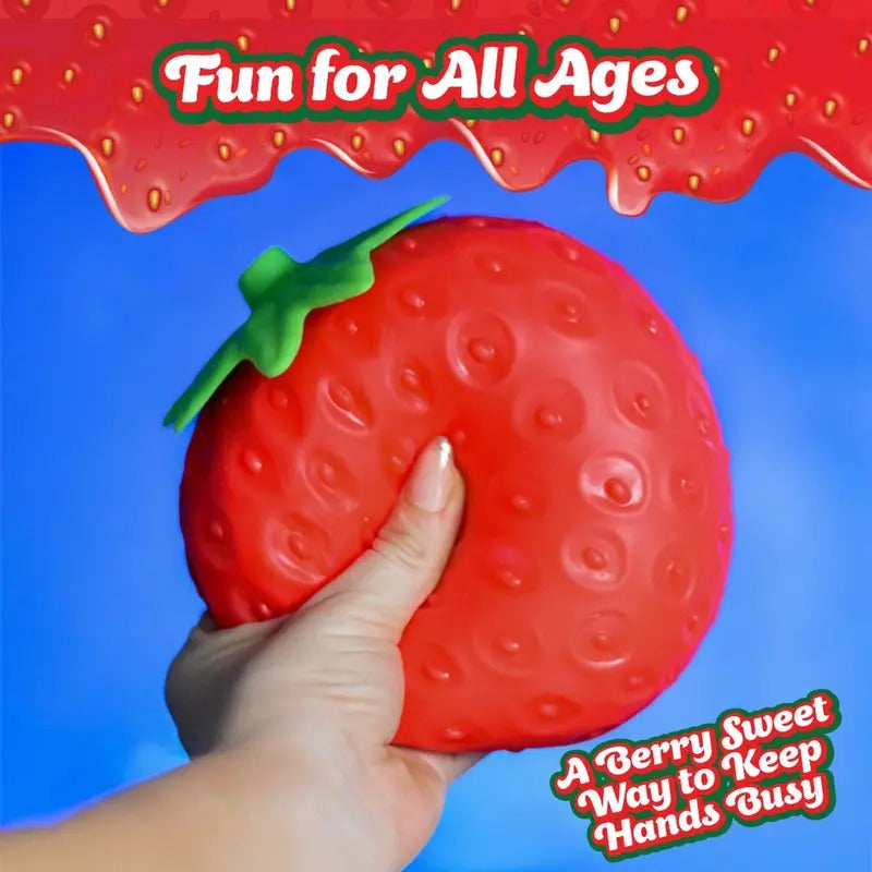 Squeeze Strawberry - Extra Large 5"