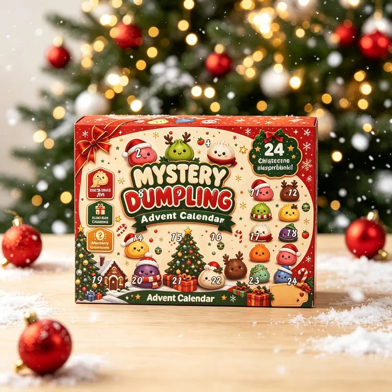 Christmas Squishy Advent Calendar - 24 Surprise Toys