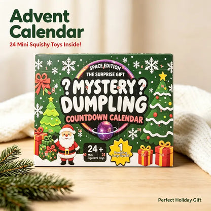 Christmas Squishy Advent Calendar - 24 Surprise Toys