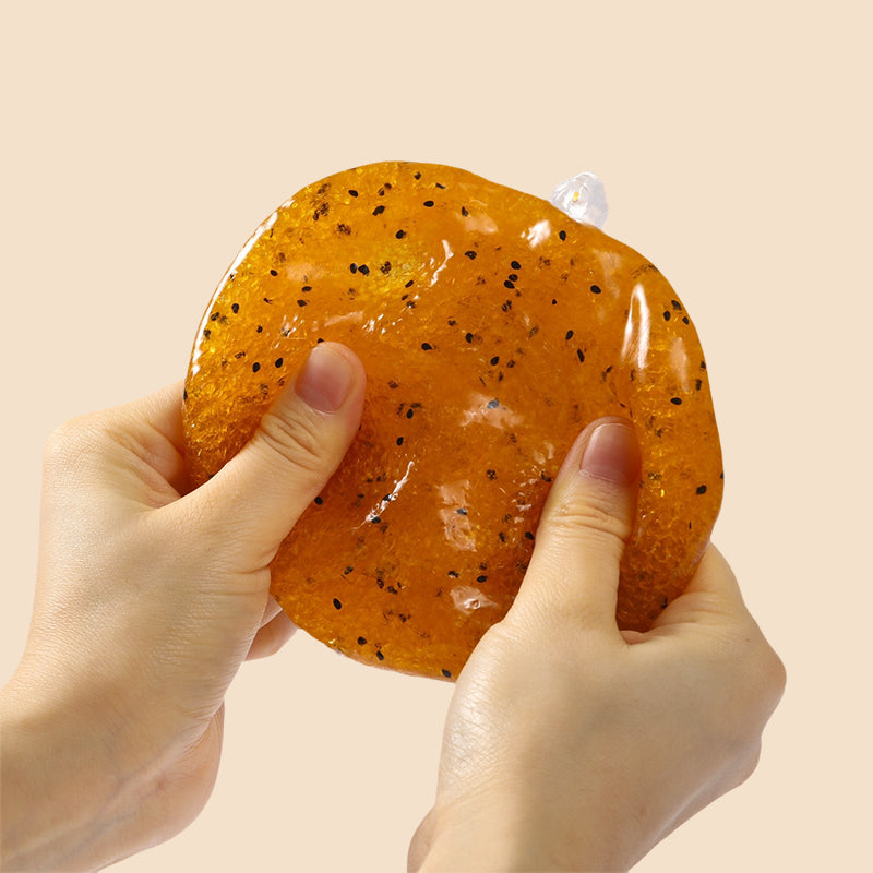 HUHUSQUISHY Sesame Pumpkin Stress Ball