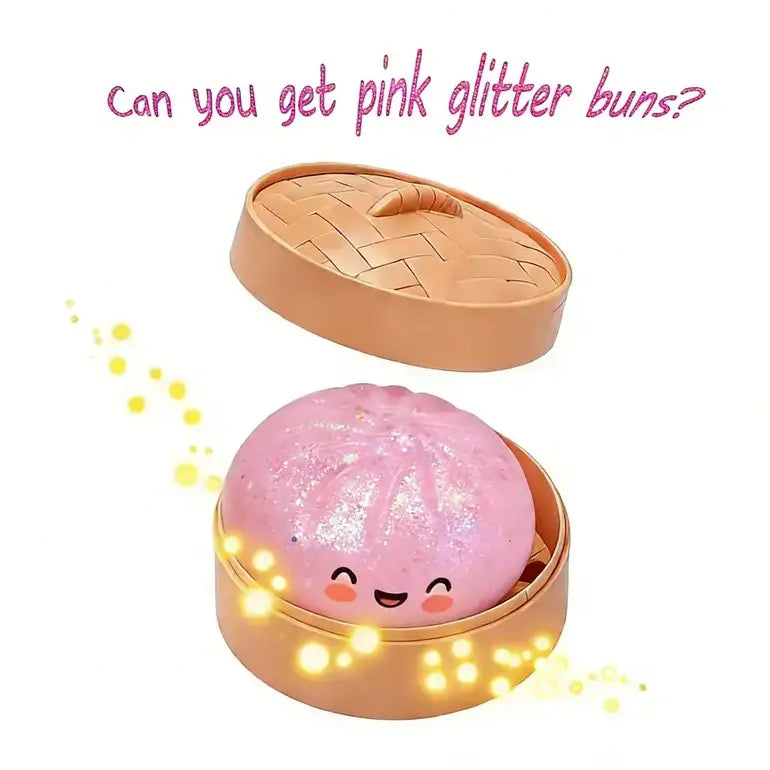 Glitter Series Expressive Big Dumpling Squishy - Blind Box
