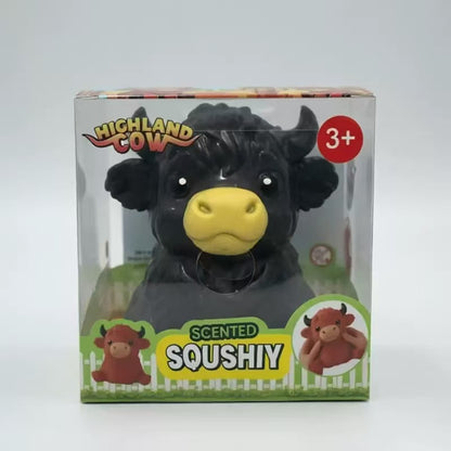 Jumbo Squeezy Highland Cow（17cm）