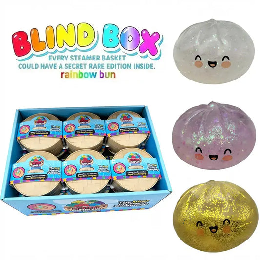 Glitter Series Expressive Big Dumpling Squishy - Blind Box