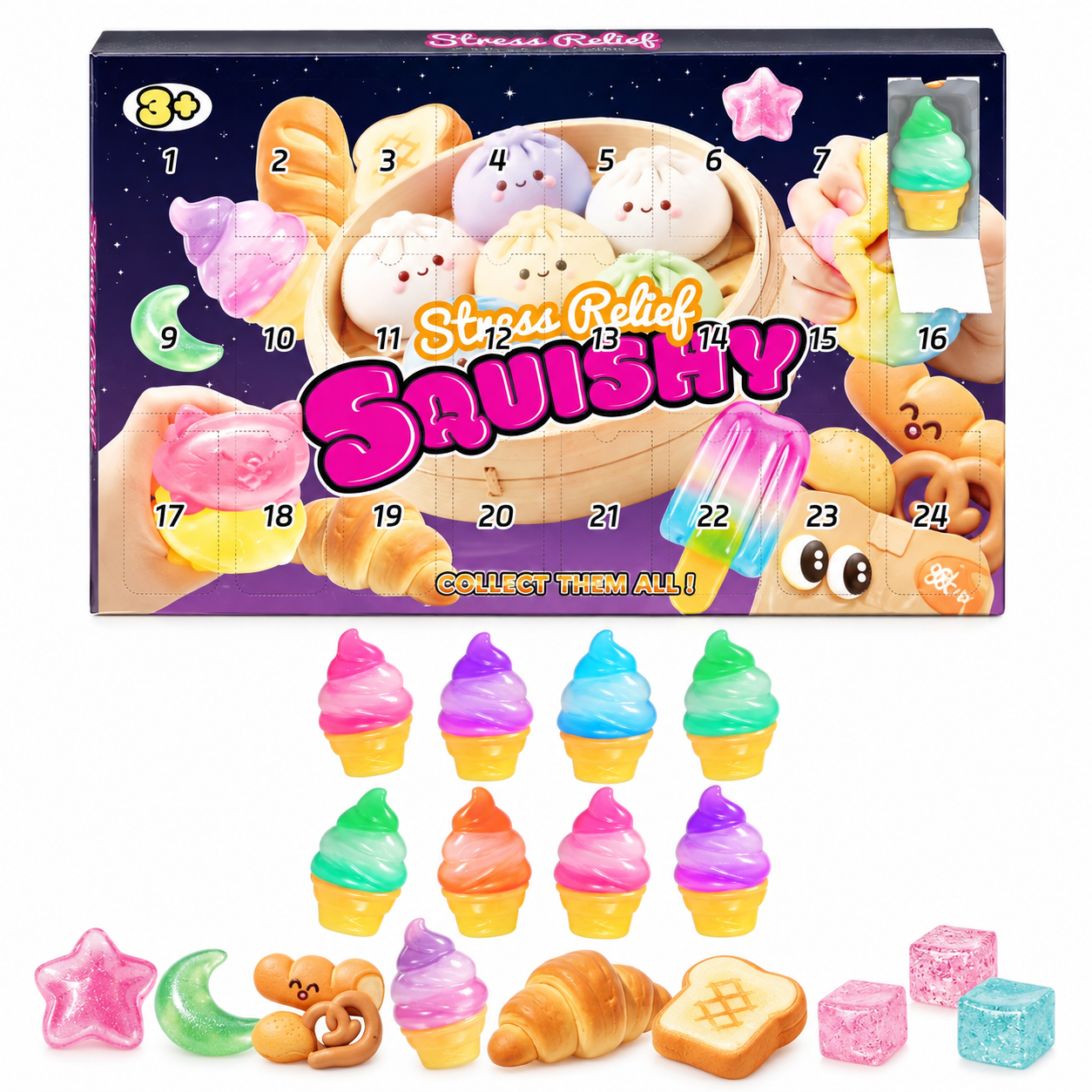 24-Piece Large Food – Ice Cream
