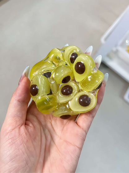 [CHIBOKI]Pearl Squishy Ball – Handmade Stress Relief Toy for All Ages | Pearl Ball