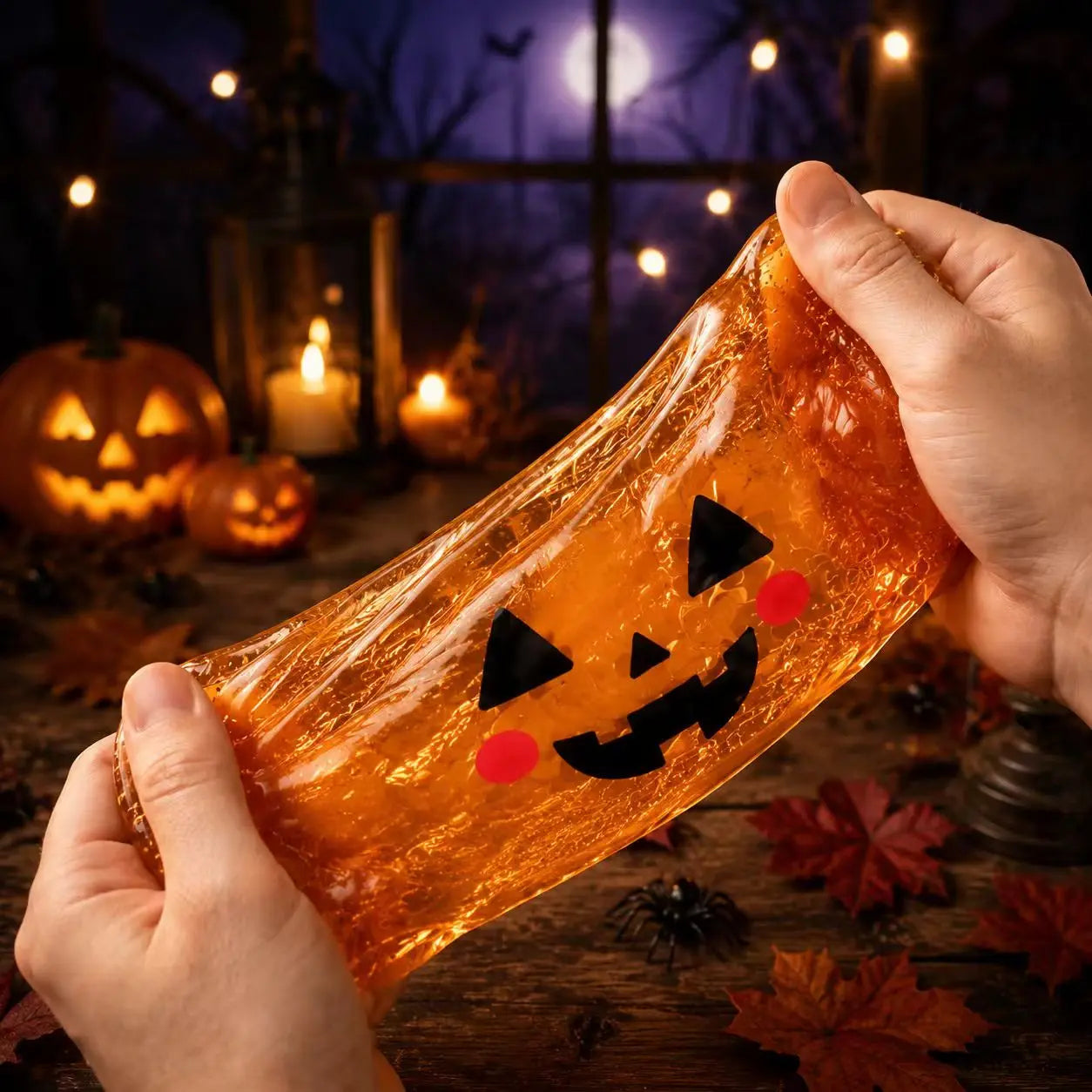 Halloween Ghost Squishy Stress Relief Toy – Soft Squeeze Sensory Mochi Toy