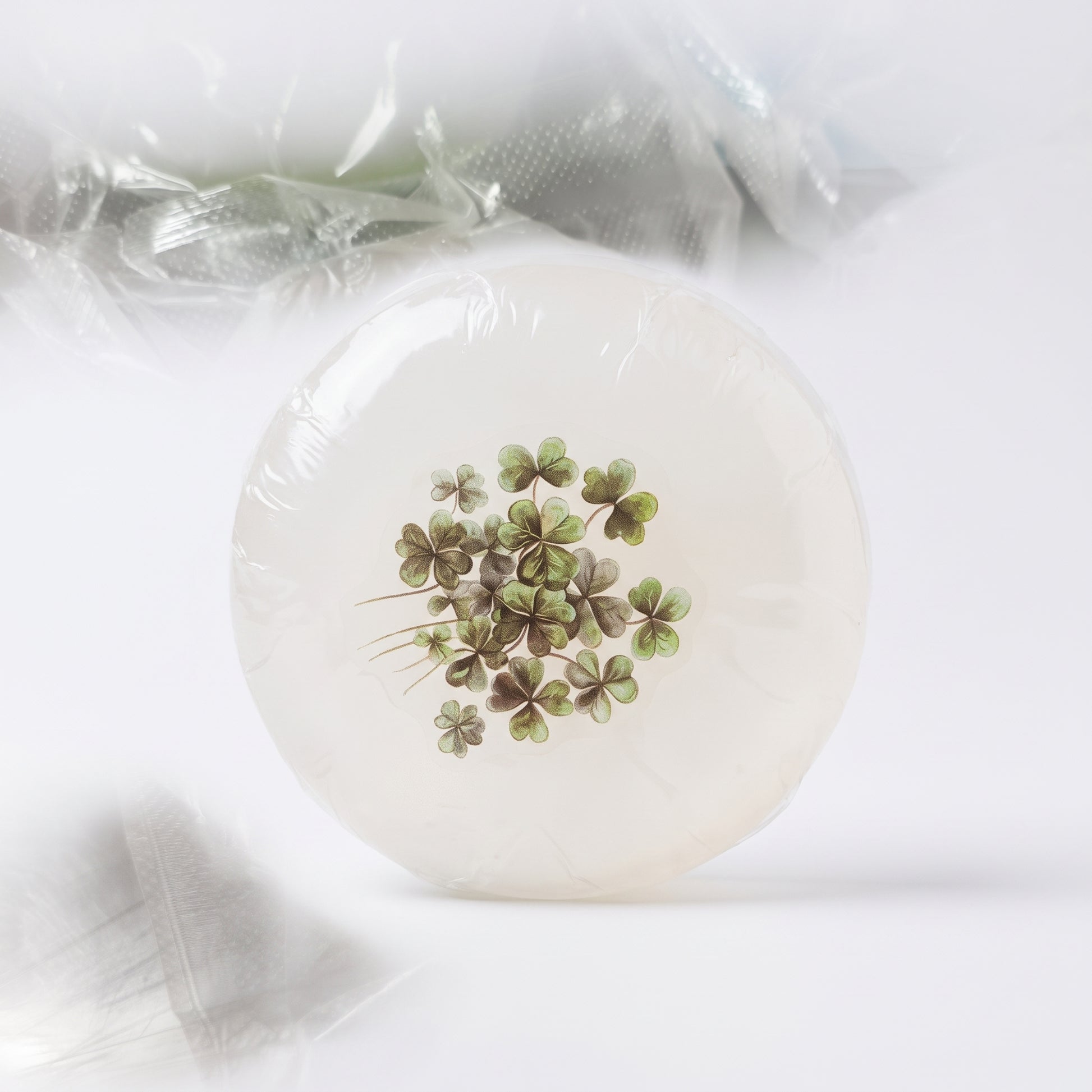 DumplingSquishys clear clover coconut oil soap base squishy
