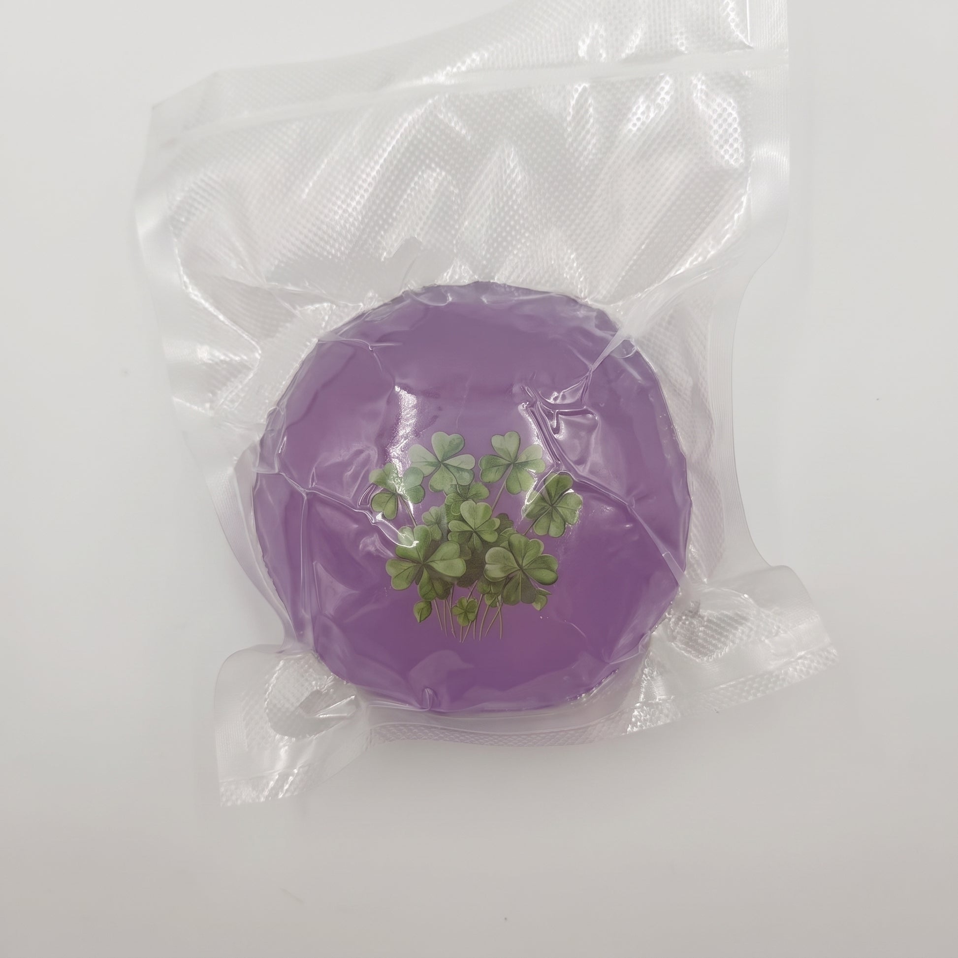 DumplingSquishys purple clover coconut oil soap base squishy