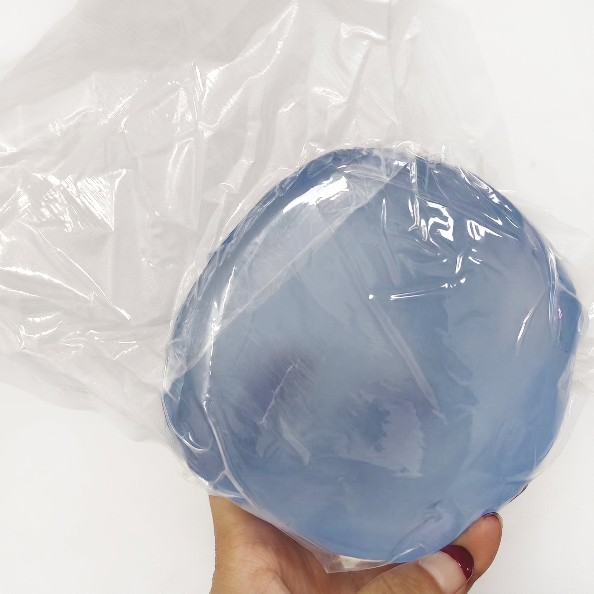 DumplingSquishys slate blue coconut oil soap base squishy