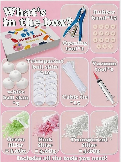 DumplingSquishys DIY TPR Squishy Ball Shell Kit - image 3