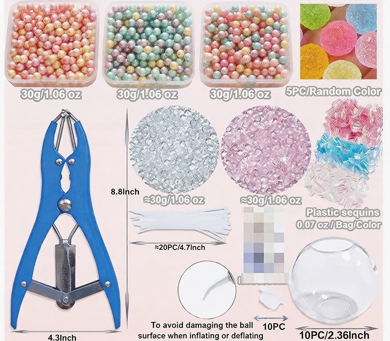 DumplingSquishys DIY TPR Squishy Ball Shell Kit - image 11