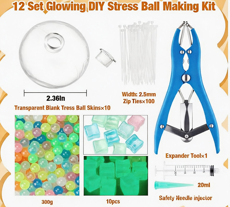 DumplingSquishys DIY TPR Squishy Ball Shell Kit - image 14